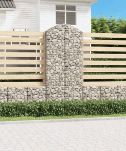 vidaXL Schanskorf gewelfd 100x30x220/240 cm gegalvaniseerd ijzer