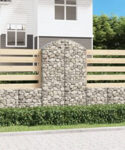 vidaXL Schanskorf gewelfd 100x50x160/180 cm gegalvaniseerd ijzer