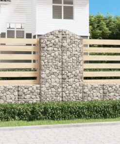 vidaXL Schanskorf gewelfd 100x50x180/200 cm gegalvaniseerd ijzer