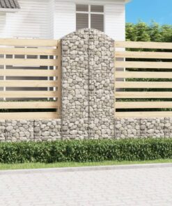 vidaXL Schanskorf gewelfd 100x50x220/240 cm gegalvaniseerd ijzer