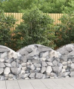 vidaXL Schanskorf gewelfd 100x50x60/80 cm gegalvaniseerd ijzer