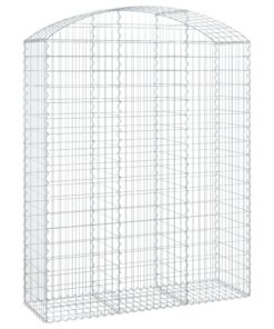 vidaXL Schanskorf gewelfd 150x50x180/200 cm gegalvaniseerd ijzer