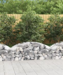 vidaXL Schanskorf gewelfd 150x50x40/60 cm gegalvaniseerd ijzer