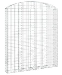 vidaXL Schanskorf gewelfd 200x30x220/240 cm gegalvaniseerd ijzer