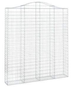 vidaXL Schanskorf gewelfd 200x30x220/240 cm gegalvaniseerd ijzer