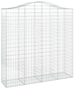 vidaXL Schanskorf gewelfd 200x50x200/220 cm gegalvaniseerd ijzer