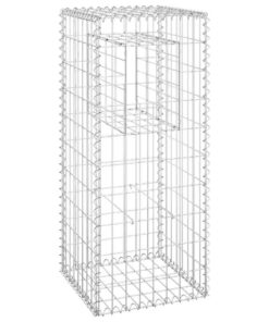 vidaXL Schanskorf paal 40x40x100 cm ijzer