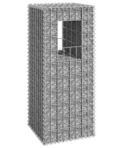 vidaXL Schanskorf paal 40x40x100 cm ijzer