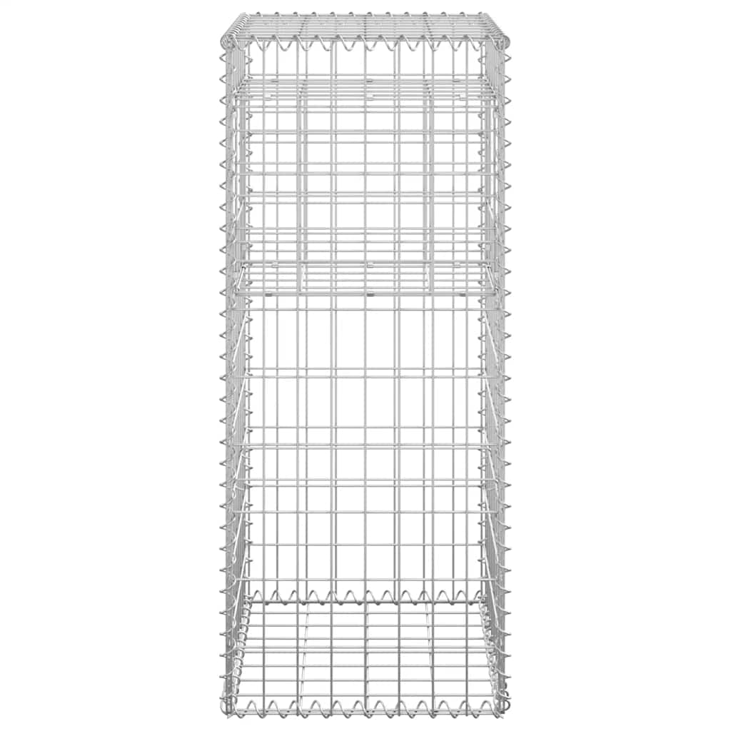vidaXL Schanskorf paal 40x40x100 cm ijzer - Image 4