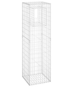vidaXL Schanskorf paal 50x50x180 cm ijzer