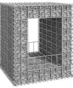 vidaXL Schanskorf paal 50x50x60 cm ijzer