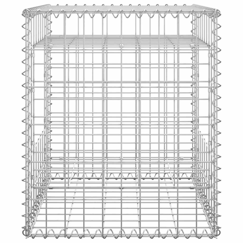 vidaXL Schanskorf paal 50x50x60 cm ijzer - Image 4