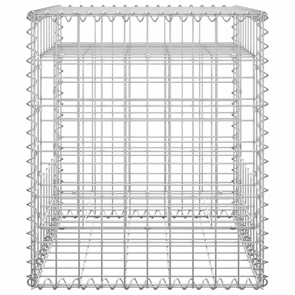vidaXL Schanskorf palen 2 st 50x50x60 cm ijzer - Image 5