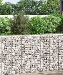 vidaXL Schanskorf plantenbakken 3 st verhoogd 30x30x100 cm ijzer