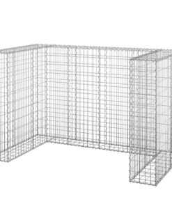 vidaXL Schanskorf voor containers 180x100x110 cm gegalvaniseerd staal