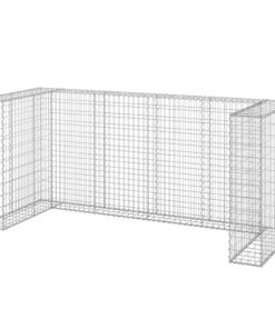 vidaXL Schanskorf voor containers 254x100x110 cm gegalvaniseerd staal