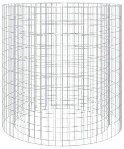 vidaXL Schanskorf vuurplaats Ø 100 cm gegalvaniseerd ijzer