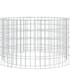 vidaXL Schanskorf vuurplaats Ø 100 cm gegalvaniseerd ijzer