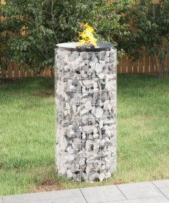 vidaXL Schanskorf vuurplaats Ø 50 cm gegalvaniseerd ijzer