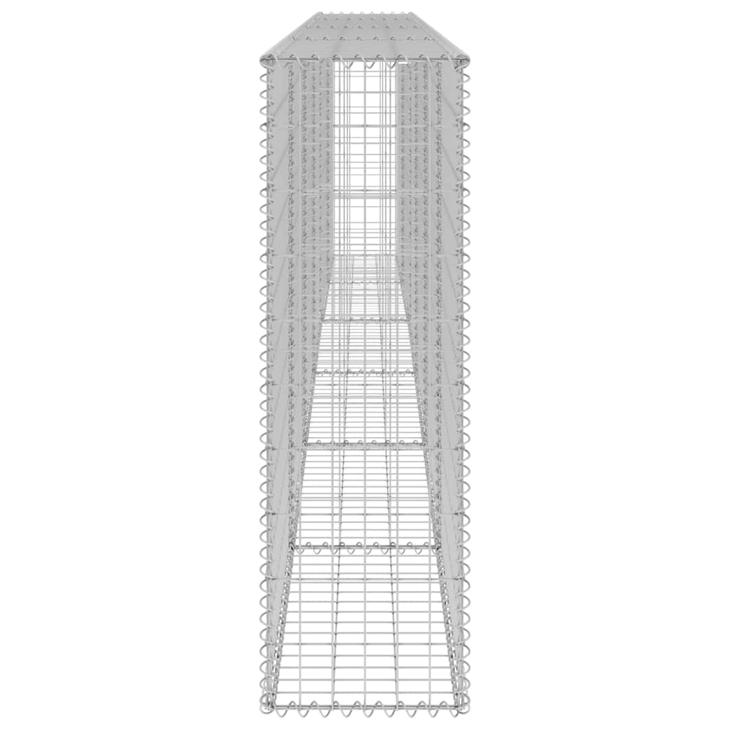 vidaXL Schanskorfmuur met deksels 300x30x100 cm gegalvaniseerd staal - Image 5