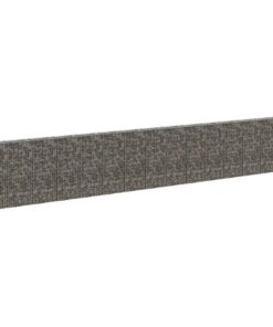 vidaXL Schanskorfmuur met deksels 900x30x150 cm gegalvaniseerd staal