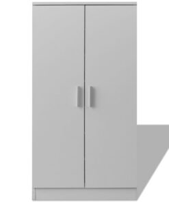 vidaXL Schoenenkast met 7 schappen wit