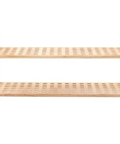 vidaXL Schoenenrek 69x26x40 cm massief walnotenhout