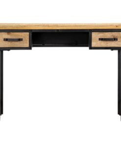 vidaXL Schrijftafel 110x50x76 cm massief mangohout