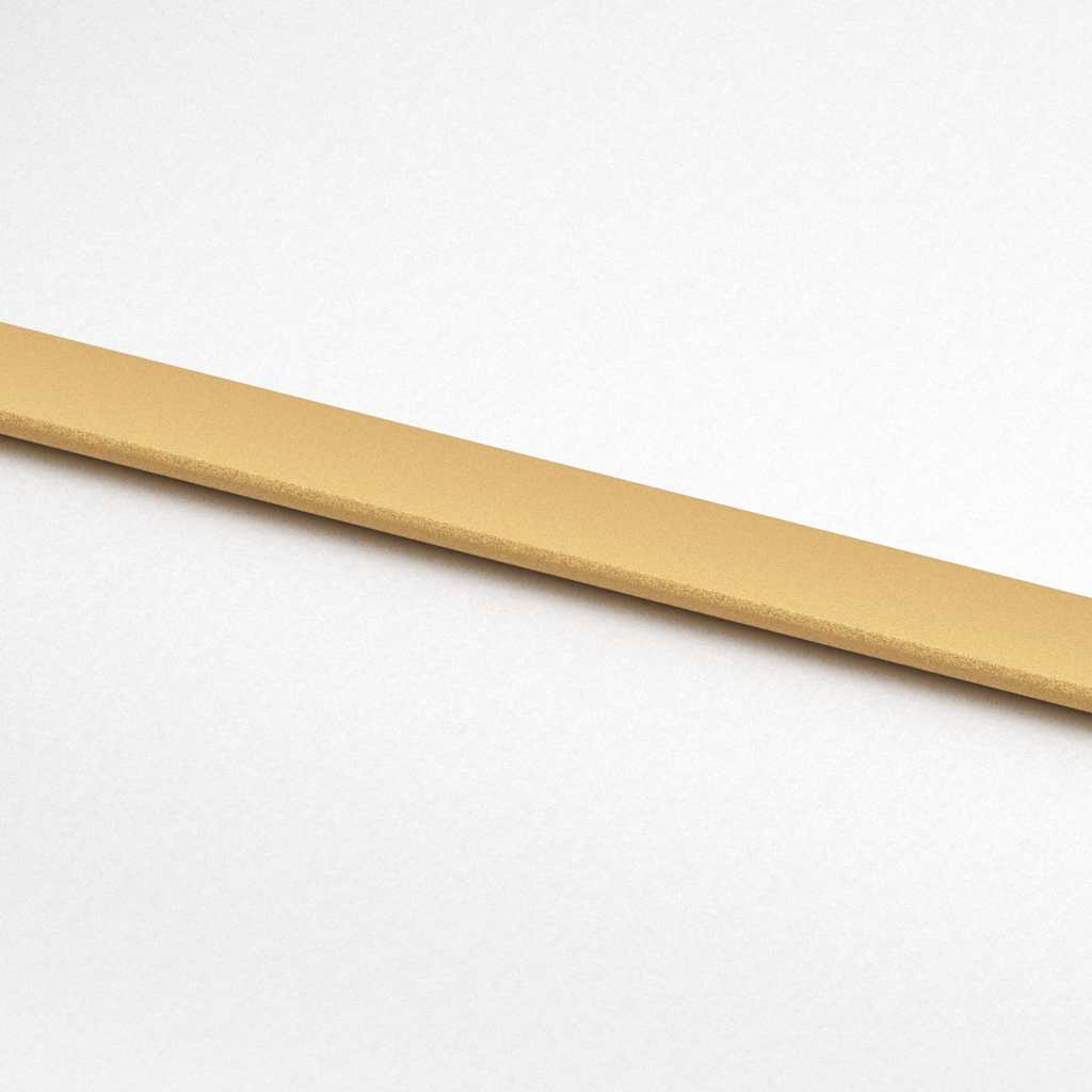 vidaXL Schuifdeur 102,5x205 cm mat ESG-glas en aluminium goudkleurig - Afbeelding 6