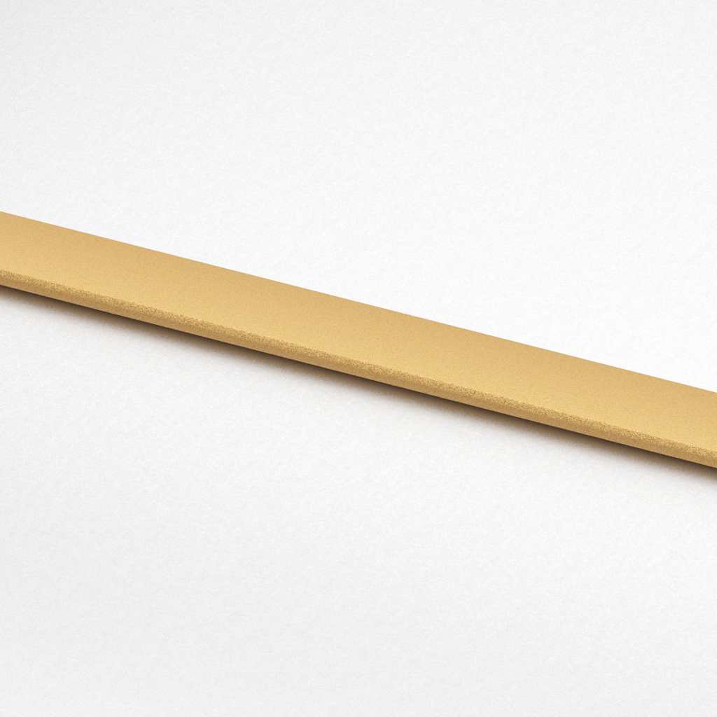 vidaXL Schuifdeur 76x205 cm mat ESG-glas en aluminium goudkleurig - Afbeelding 6