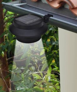 vidaXL Schuttinglampen 12 st solar LED zwart