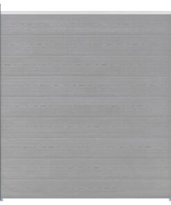 vidaXL Schuttingpalen 2 st 185 cm aluminium donkergrijs