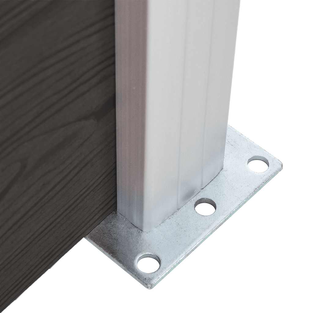 vidaXL Schuttingpaneel 180x186 cm HKC zwart - Image 5