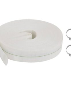 vidaXL Slang plat 1'' 100 m PE