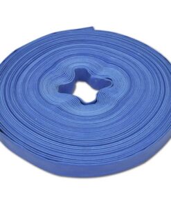 vidaXL Slang plat 1'' 100 m PVC
