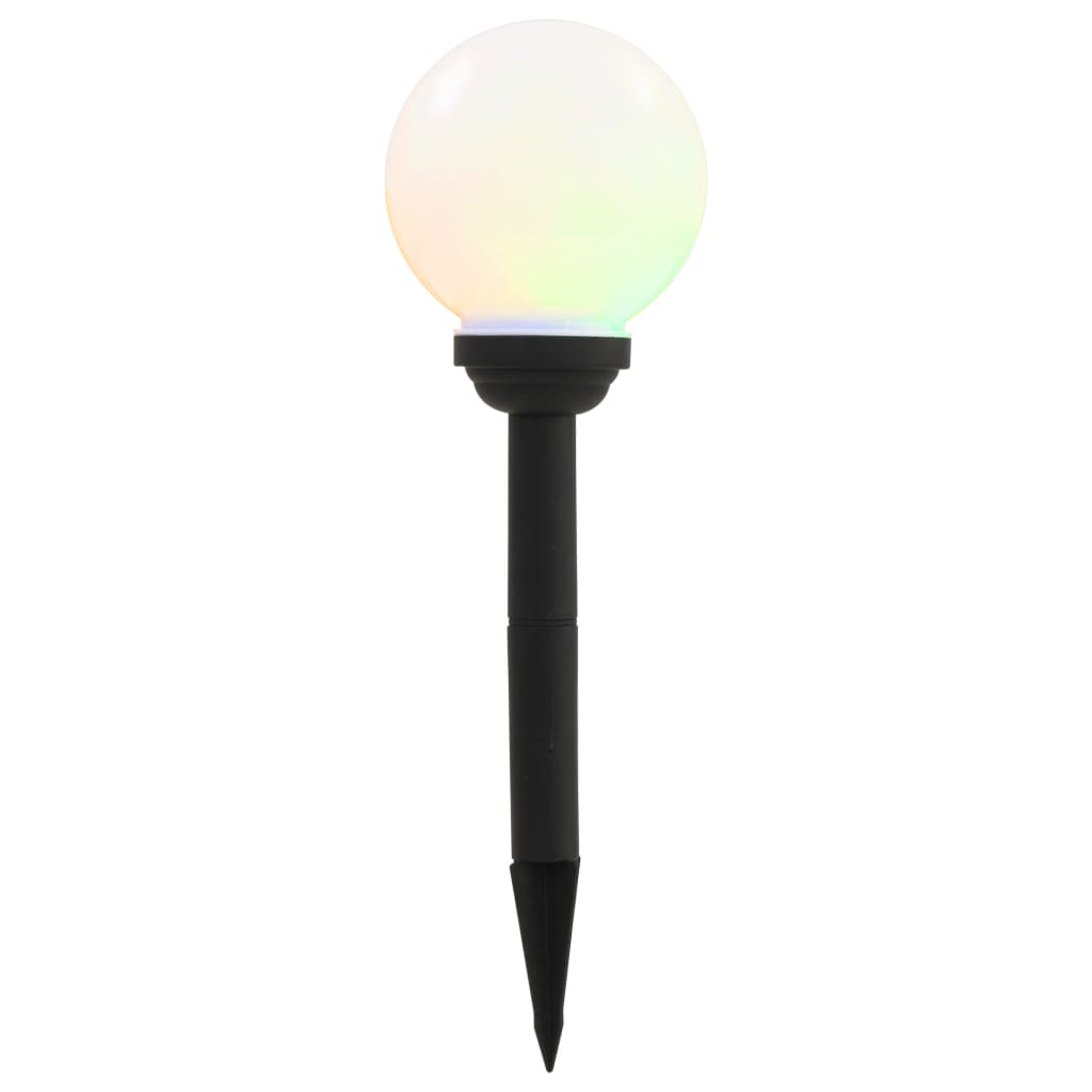 vidaXL Solarlampen 8 st LED rond 15 cm RGB - Afbeelding 3