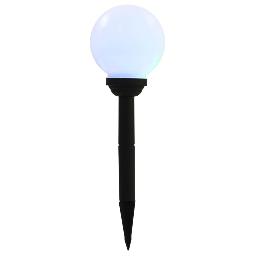 vidaXL Solarlampen 8 st LED rond 15 cm RGB - Afbeelding 4