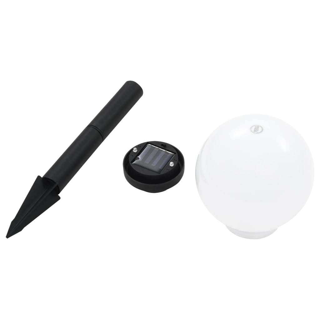 vidaXL Solarlampen 8 st LED rond 15 cm RGB - Afbeelding 6