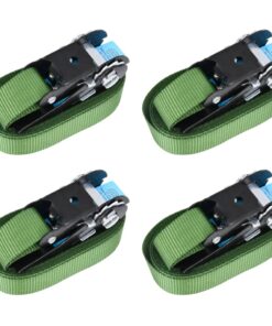 vidaXL Spanbanden 4 st 800 daN 6 m groen