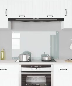 vidaXL Spatscherm keuken 100x60 cm gehard glas transparant
