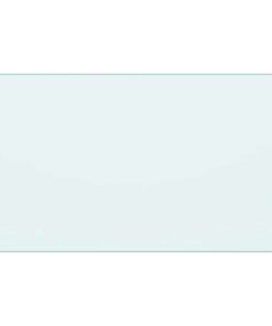 vidaXL Spatscherm keuken 100x60 cm gehard glas wit