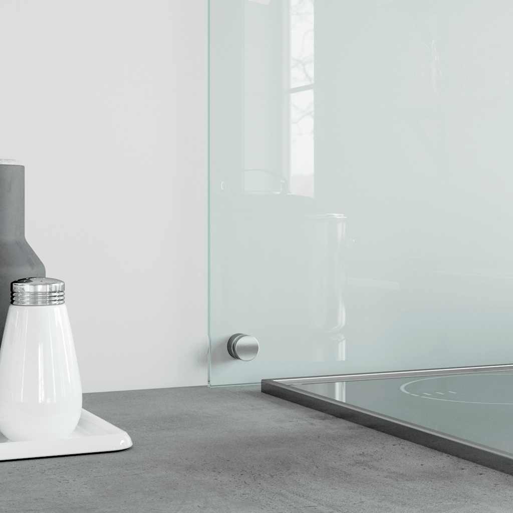 vidaXL Spatscherm keuken 70x40 cm gehard glas zwart - Afbeelding 4