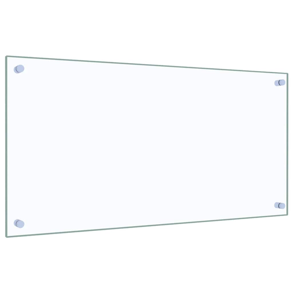 vidaXL Spatscherm keuken 80x40 cm gehard glas transparant - Afbeelding 5
