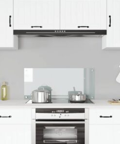 vidaXL Spatscherm keuken 90x40 cm gehard glas transparant