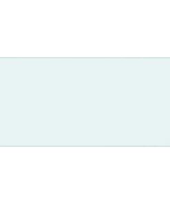 vidaXL Spatscherm keuken 90x40 cm gehard glas wit