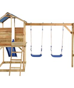 vidaXL Speelhuis geïmpregneerd grenenhout