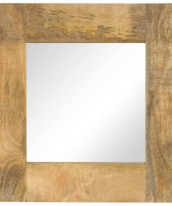 vidaXL Spiegel 50x50 cm massief mangohout