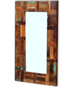vidaXL Spiegel 80x50 cm massief gerecycled hout