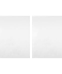 vidaXL Spiegelfolies 2 stuks zelfklevend 90x150 cm PET