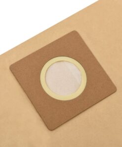 vidaXL Stofzuigerzakken voor nat- en droogzuiger 10 st bruin